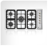 Assistência Técnica - Conserto de Cooktop GE a gás 90cm